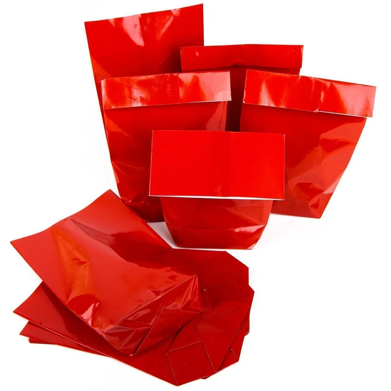 24 Adventskalendertüten für Kinder mit Aufkleber + Holzklammern rot bunt Tiere Motiv - DIY Adventskalender