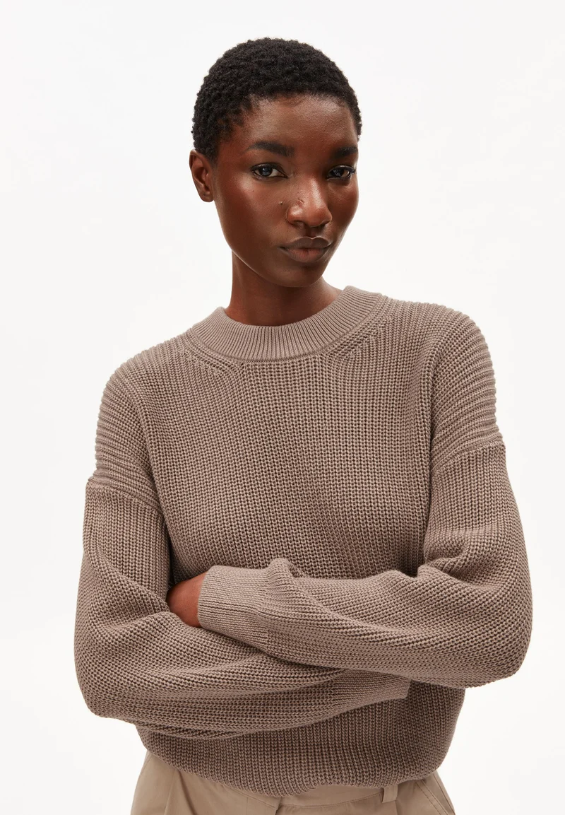 VANISÉ STRICKPULLOVER | cinnamon dust-dark cinnamon dust