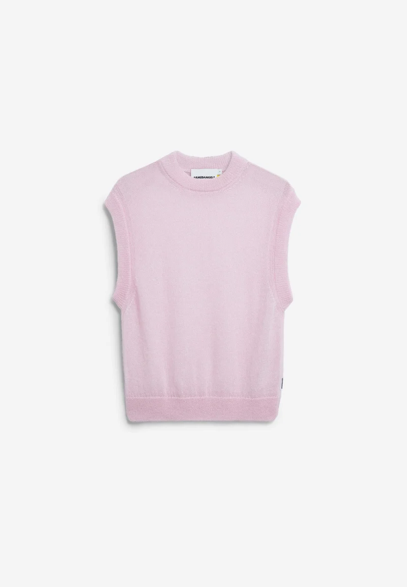 MOHAIR-MIX STRICKPULLUNDER | pink mist