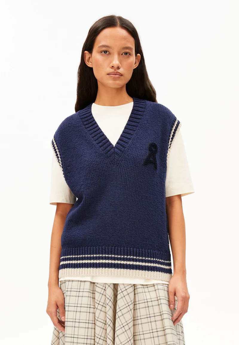 ICONIC Å COLLEGE PULLUNDER | tinted navy-oatmilk