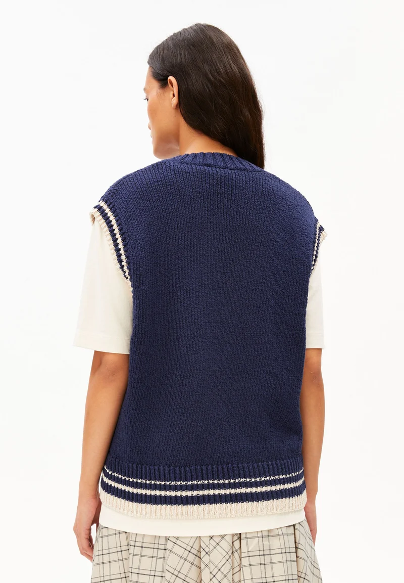 ICONIC Å COLLEGE PULLUNDER | tinted navy-oatmilk
