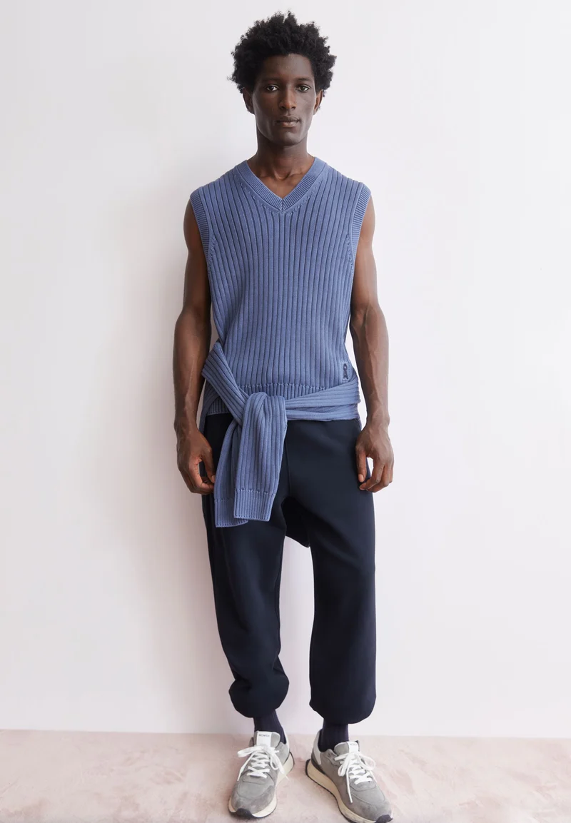 PIGMENT DYE PULLUNDER | light tinted navy