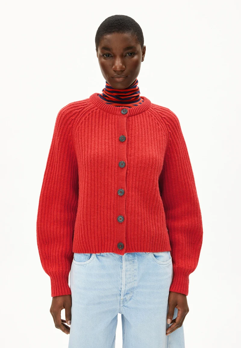 RIPP-STRICKJACKE | candy apple