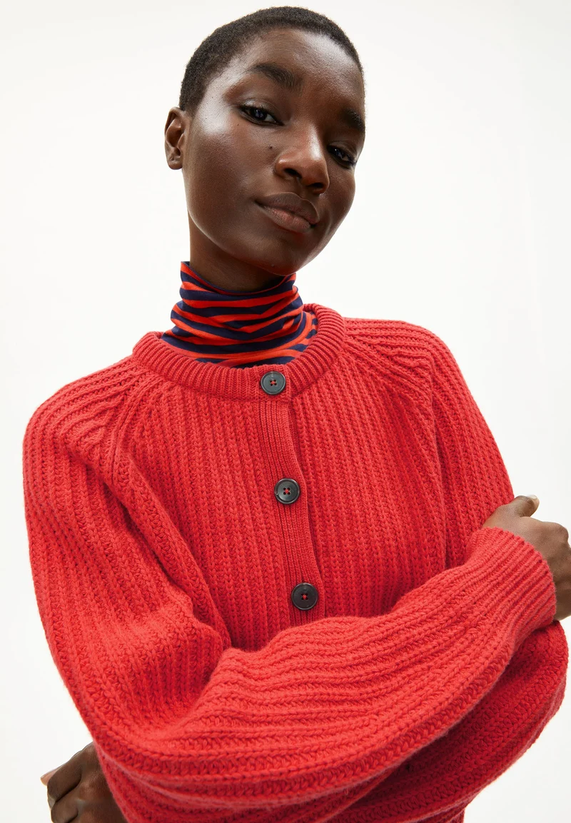 RIPP-STRICKJACKE | candy apple
