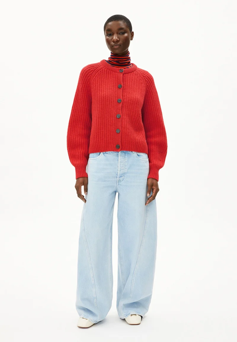RIPP-STRICKJACKE | candy apple