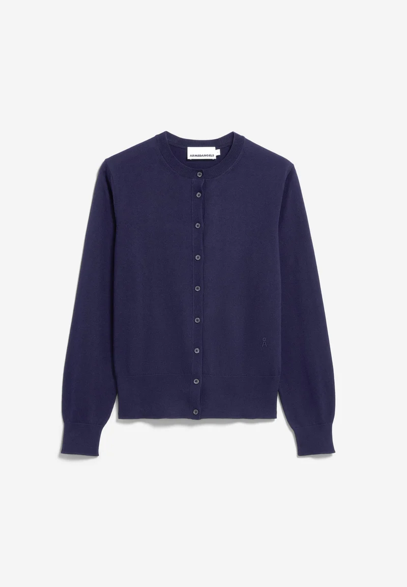 FEINSTRICKCARDIGAN | tinted navy