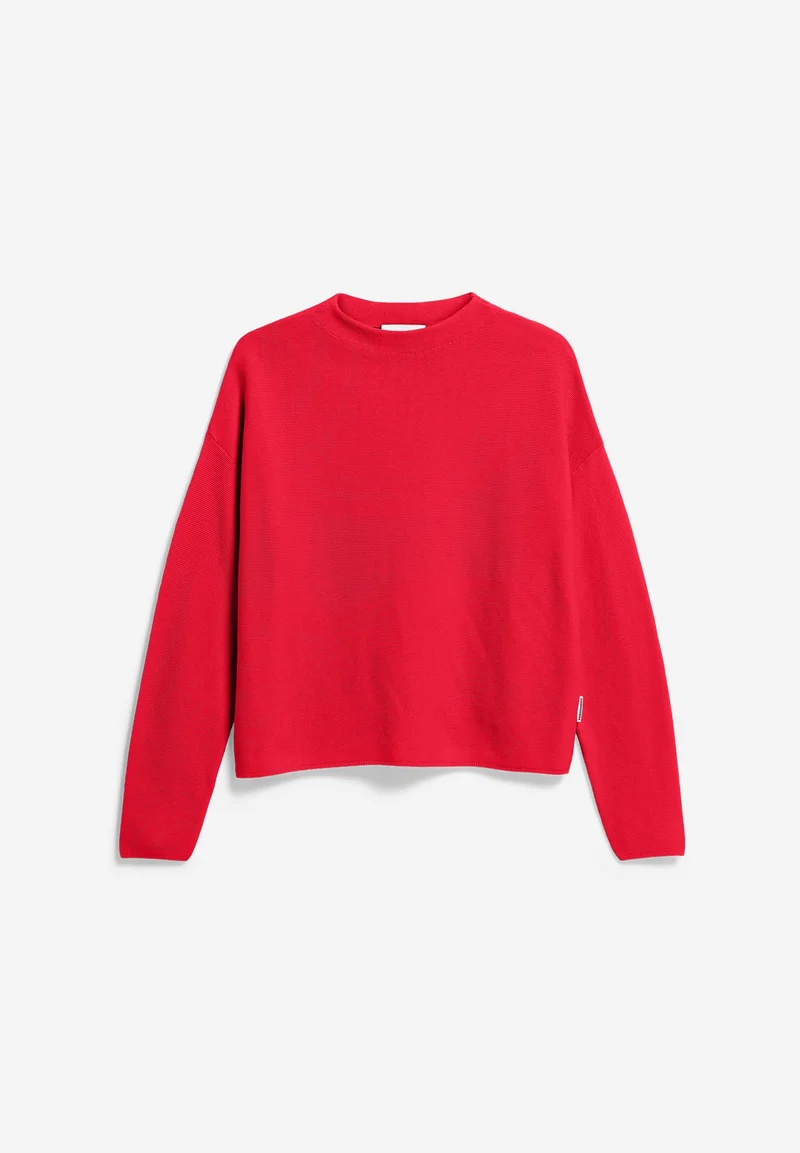 MERINAA STRICKPULLOVER | mars red