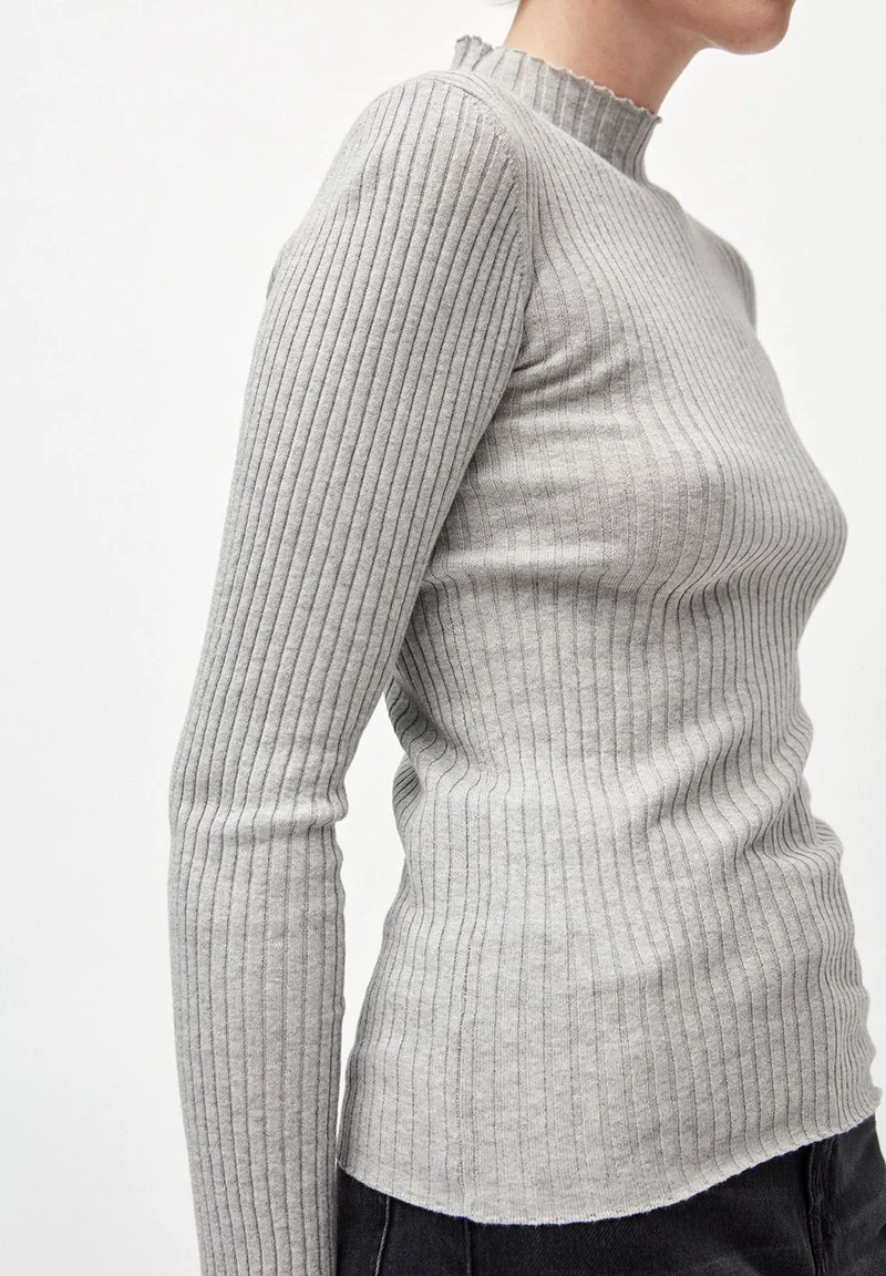 ALAANIA STRICKPULLOVER | grey melange