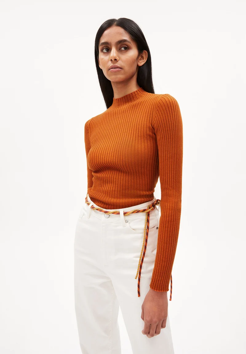 ALAANIA STRICKPULLOVER | burnt