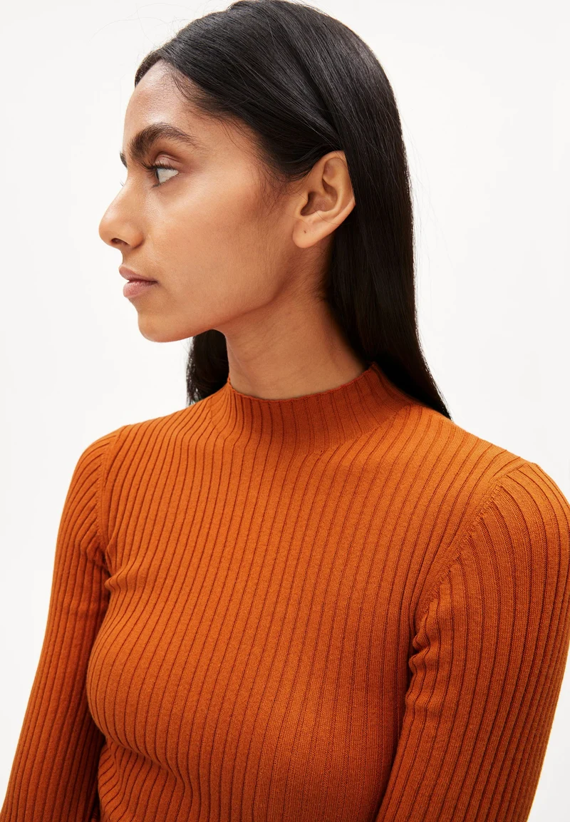 ALAANIA STRICKPULLOVER | burnt