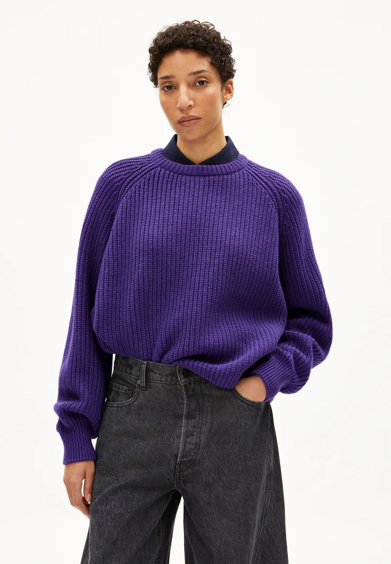RIPP-STRICKPULLOVER | indigo lilac
