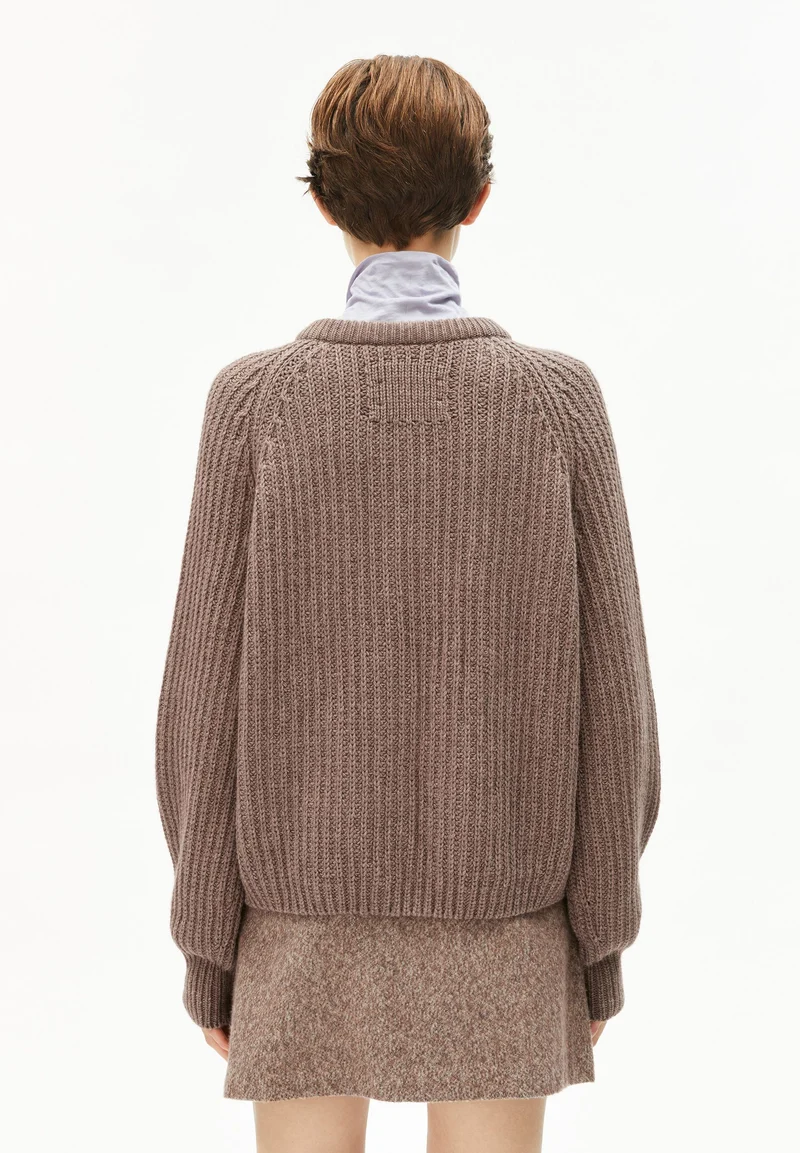 RIPP-STRICKJACKE | cinnamon dust melange
