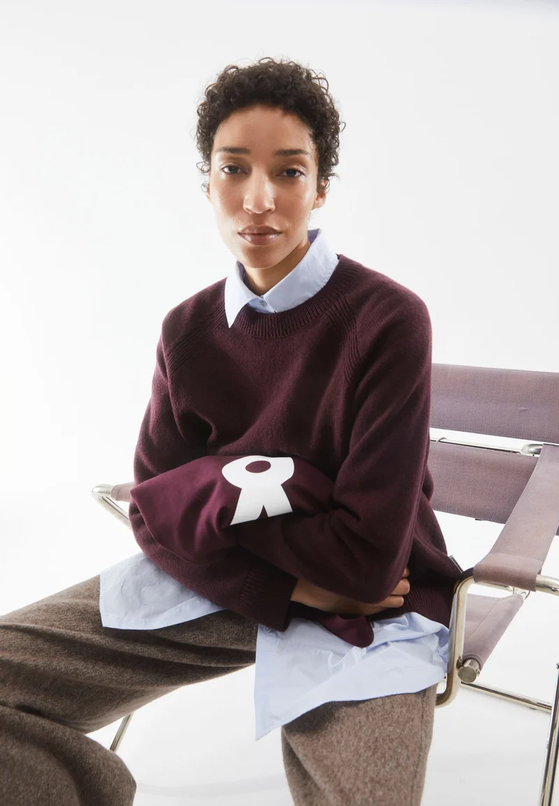 LILIRIAA REGLANA STRICKPULLOVER | dark cranberry