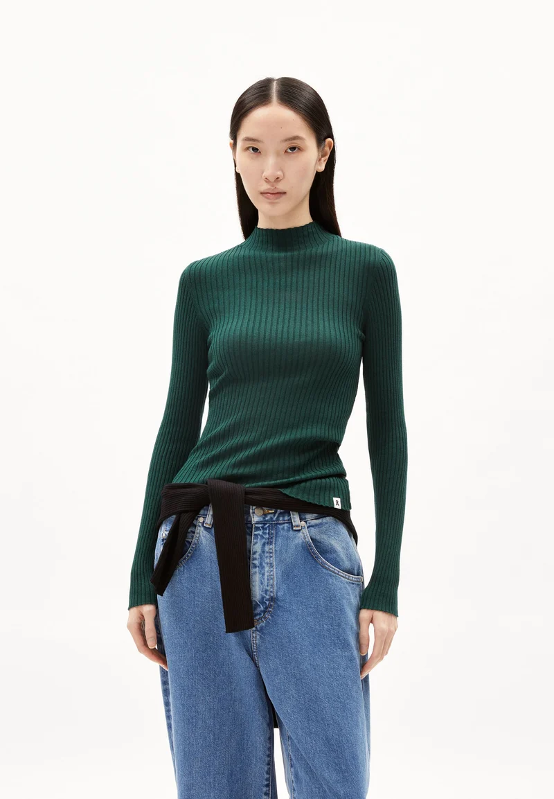 ALAANIA STRICKPULLOVER | teal stone