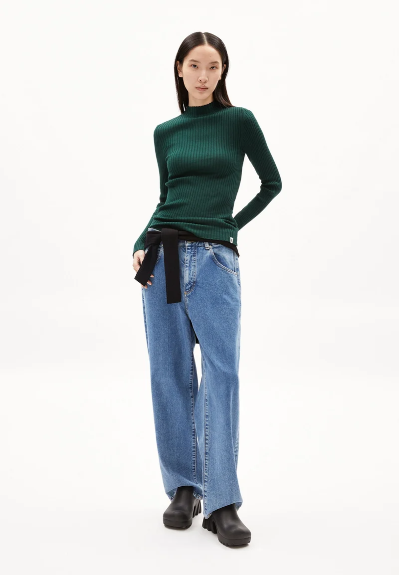 ALAANIA STRICKPULLOVER | teal stone