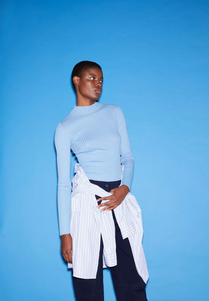 ALAANIA STRICKPULLOVER | iceberg blue