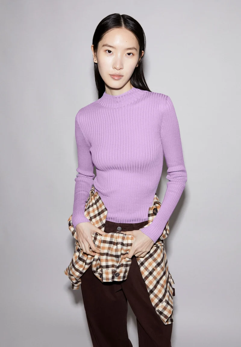 ALAANIA STRICKPULLOVER | smart lilac