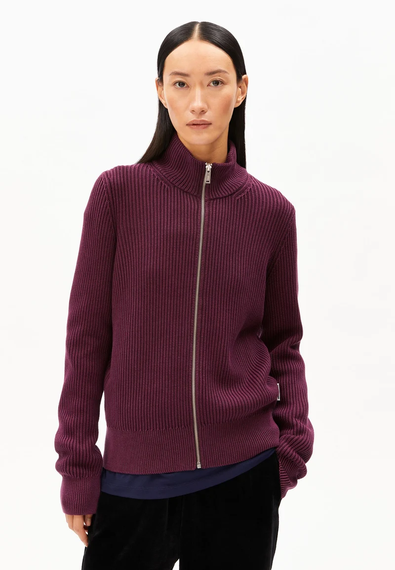 REBECCAA GMT DYE STRICKTROYER | dark cranberry