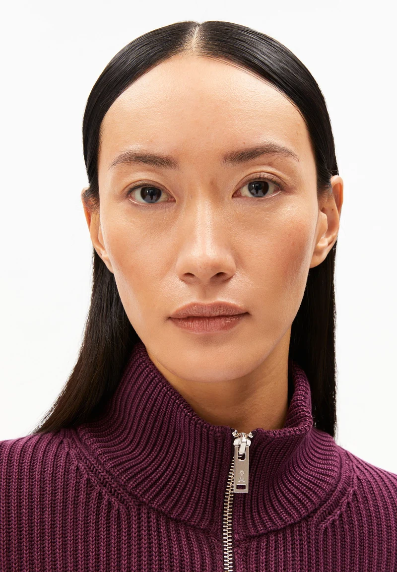 REBECCAA GMT DYE STRICKTROYER | dark cranberry