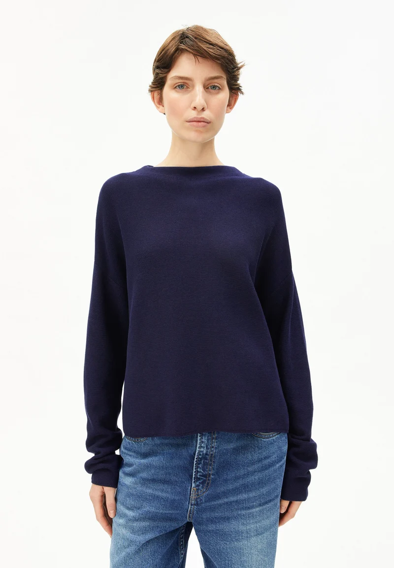 MERINAA STRICKPULLOVER | tinted navy