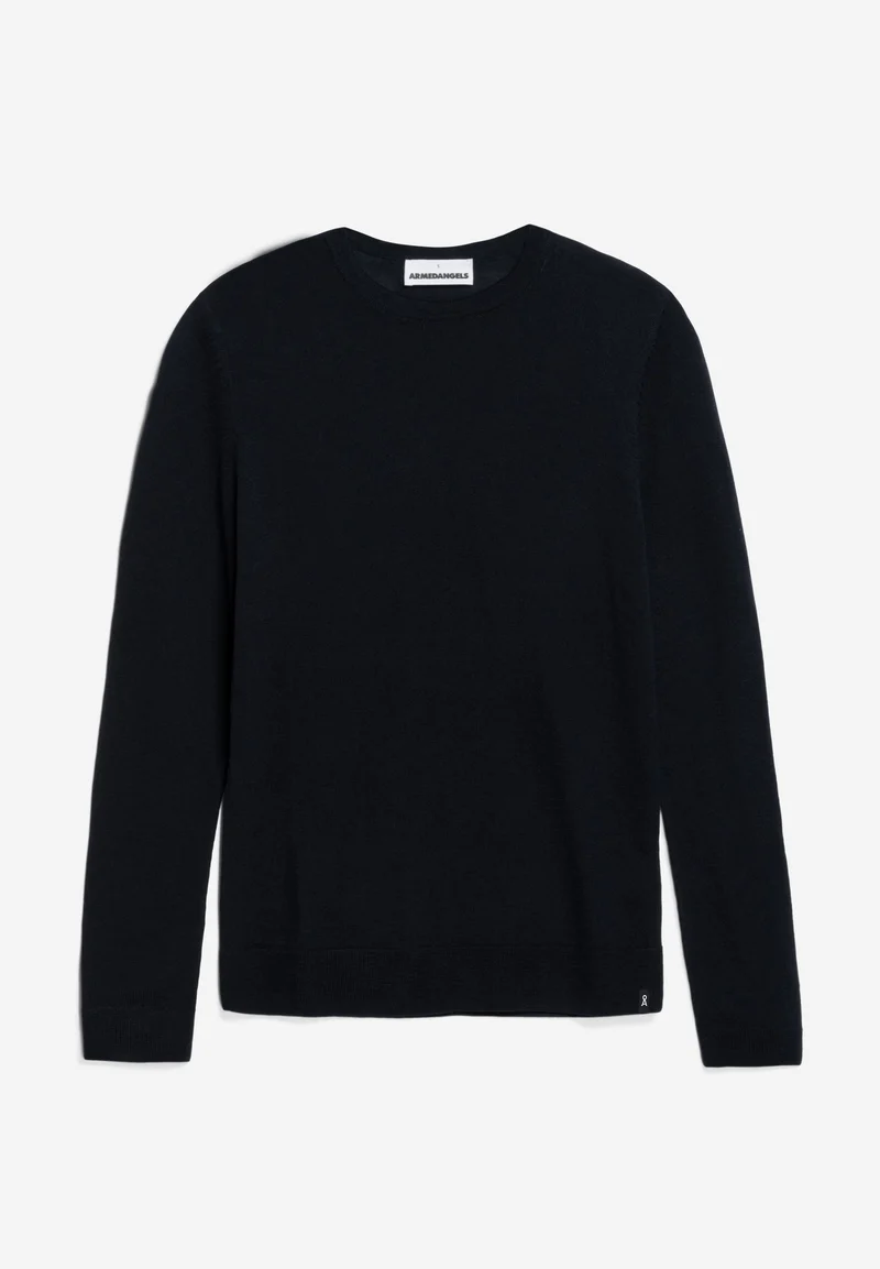 ELDIAA MERINO STRICKPULLOVER | night sky