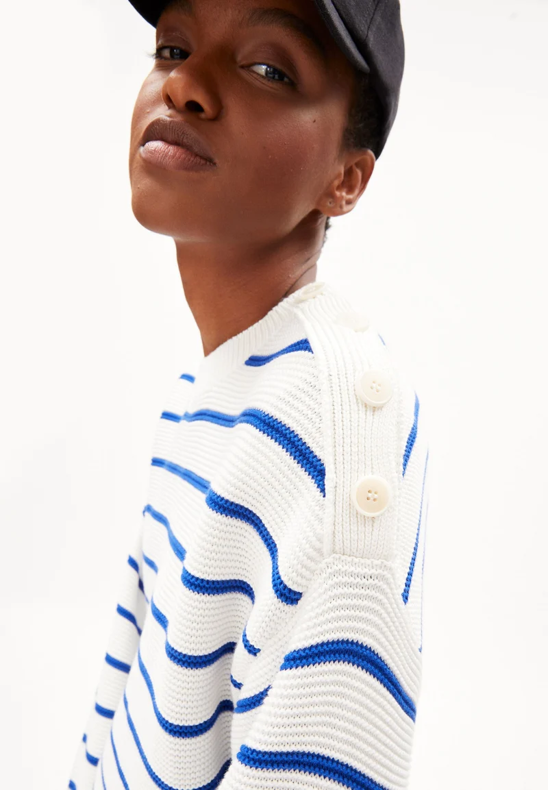 LAVINAAS STRIPED | off white-dynamo blue
