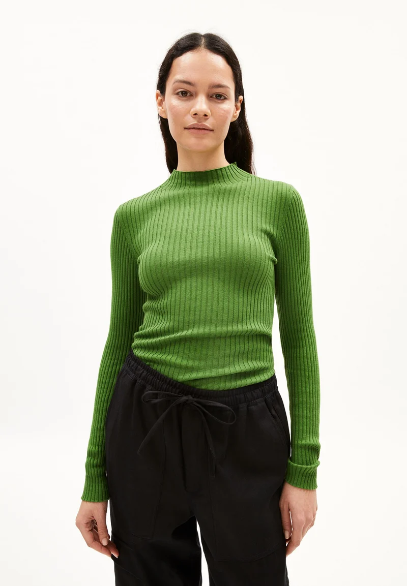 ALAANIA STRICKPULLOVER | ivy green