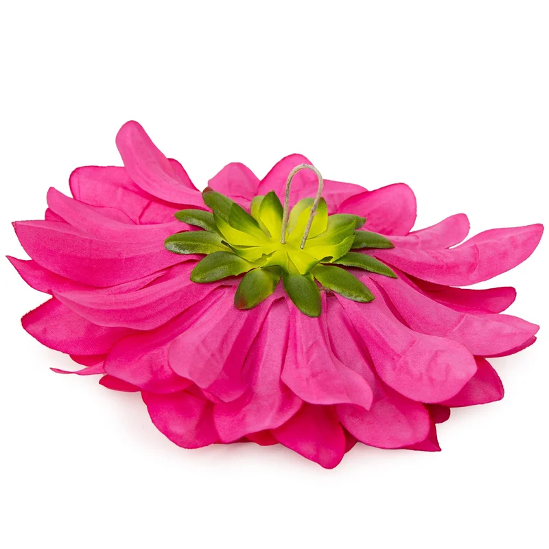 Logbuch-Verlag große Dahlie Blume als Wanddekoration Fuchsia pink Wand Deko zum Aufhängen Kunstblume 35 cm