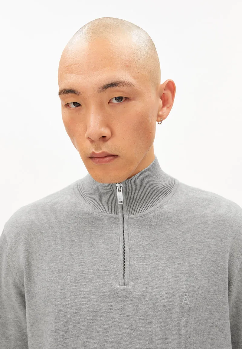 FAABES STRICKPULLOVER | silver melange