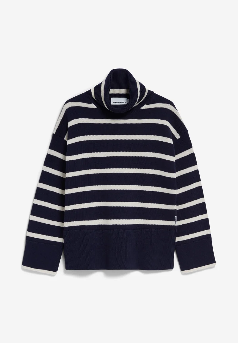 CHANAA STRIPES | night sky-oatmilk