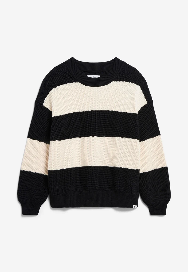 HAAYLE BLOCKSTRIPES | black-oatmilk