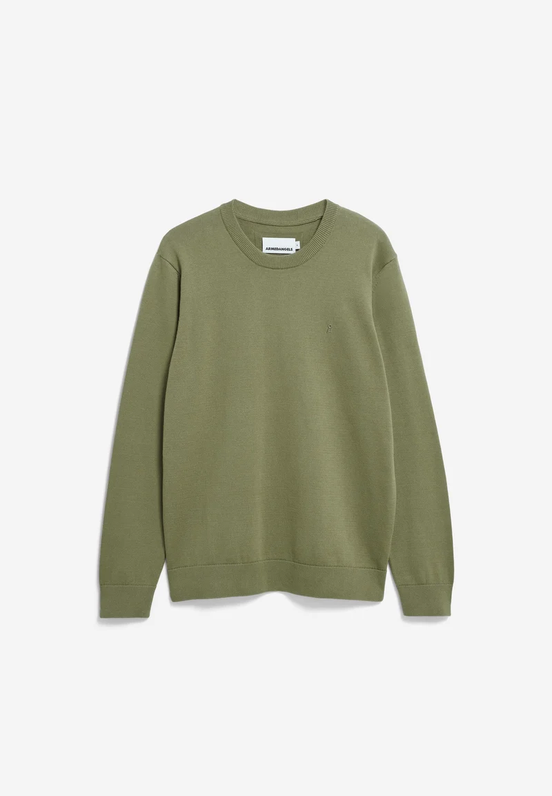 LOUKAA STRICKPULLOVER | fatigue green