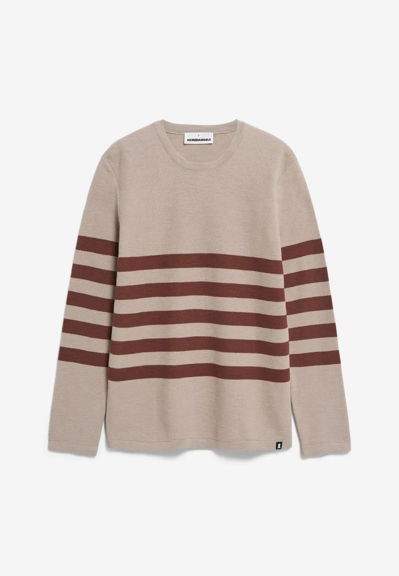 TOLAA STRIPES | sand stone-nutshell