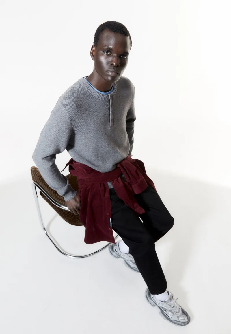 SAANTIAGO | mid grey melange