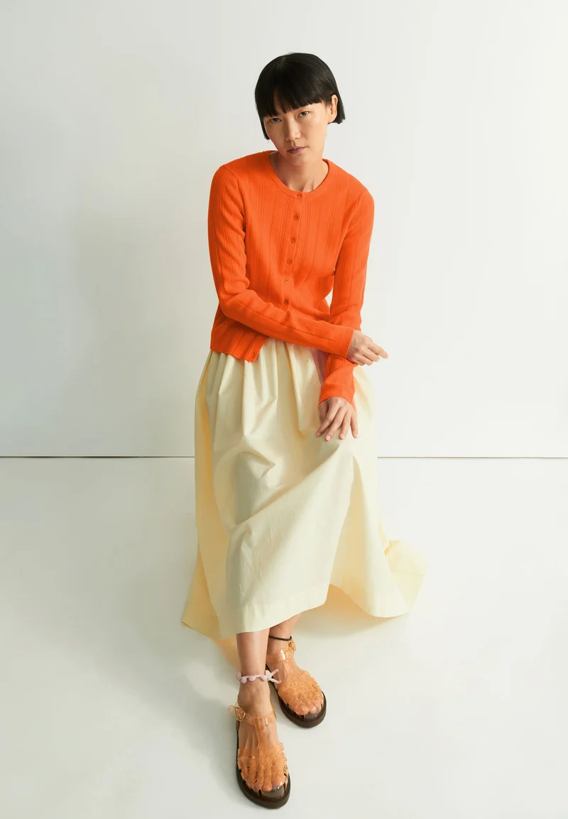 CRESSIDAA CREPE | sunset orange