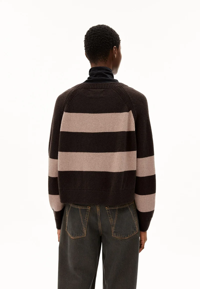 DILIRIAA STRIPES | coffee-cinnamon dust melange