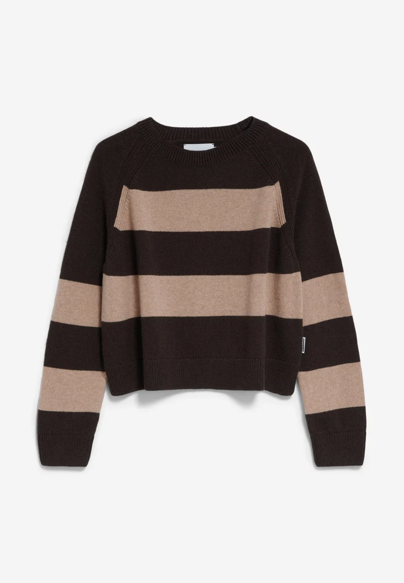 DILIRIAA STRIPES | coffee-cinnamon dust melange