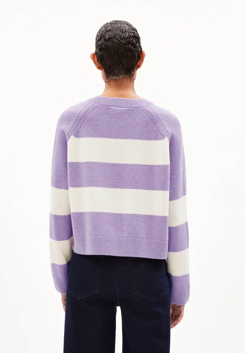 DILIRIAA STRIPES | smart lilac melange-oatmilk