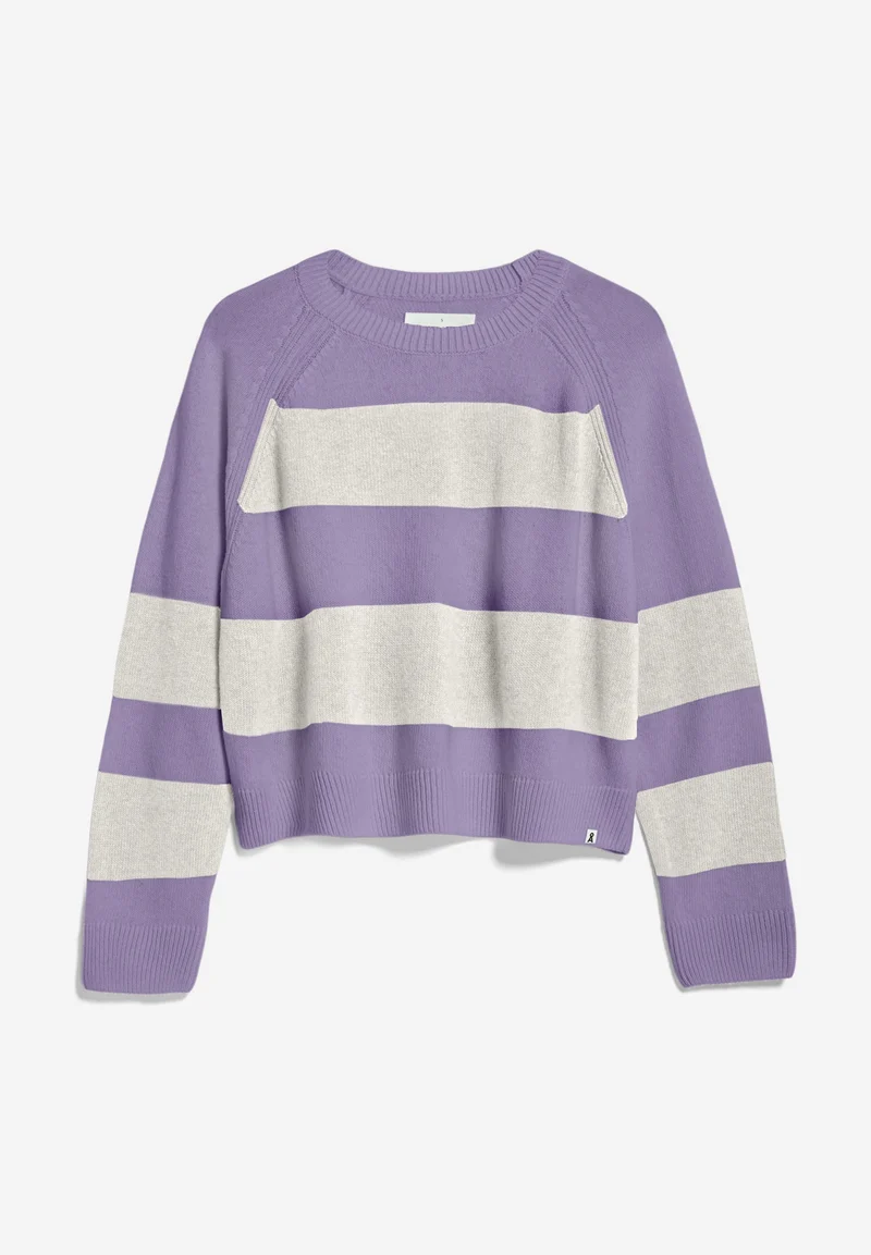 DILIRIAA STRIPES | smart lilac melange-oatmilk