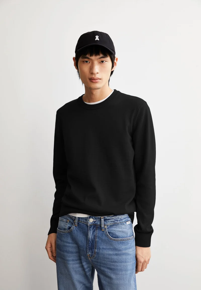 LOUKAA STRICKPULLOVER | black