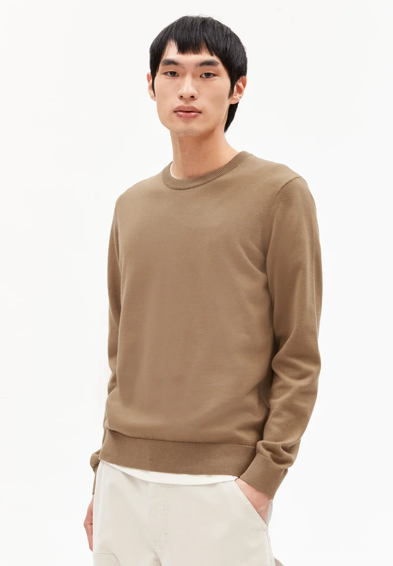 LOUKAA STRICKPULLOVER | light oak