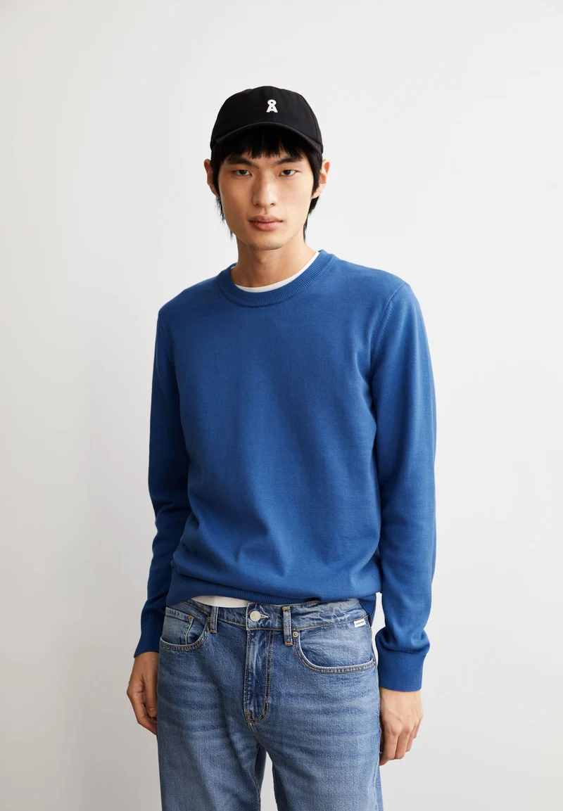 LOUKAA STRICKPULLOVER | dark morning