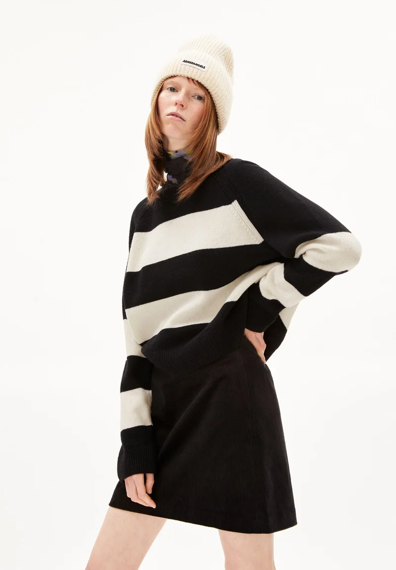 DILIRIAA STRIPES | black-oatmilk