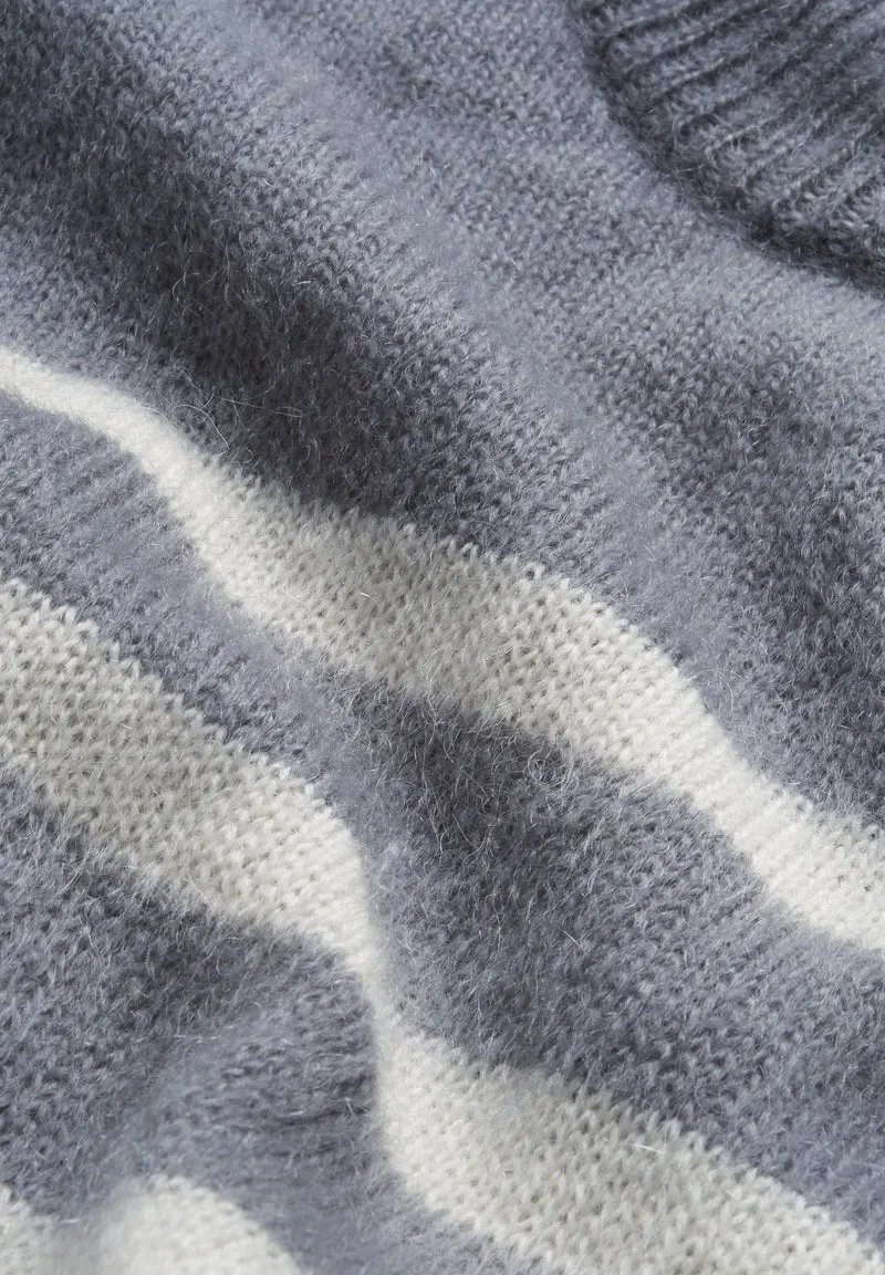 GWYNEIRAA STRIPES | iron cast-oatmilk