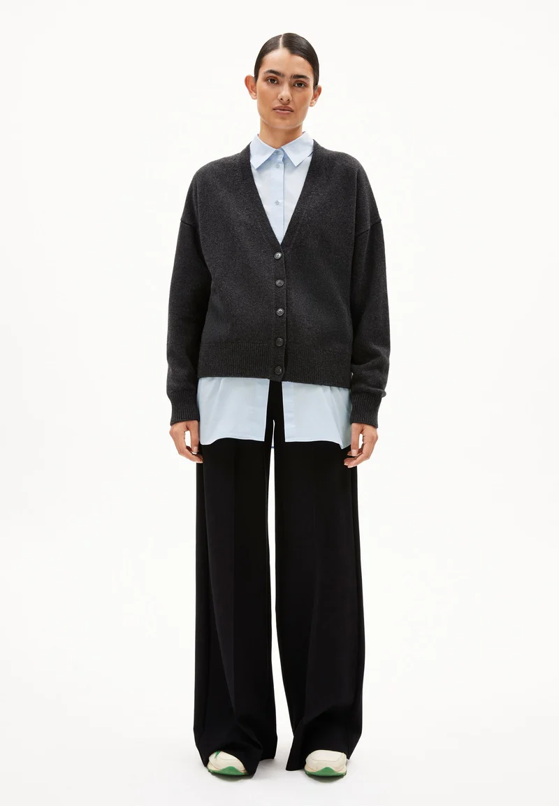 KAAJA STRICKJACKE | steel melange