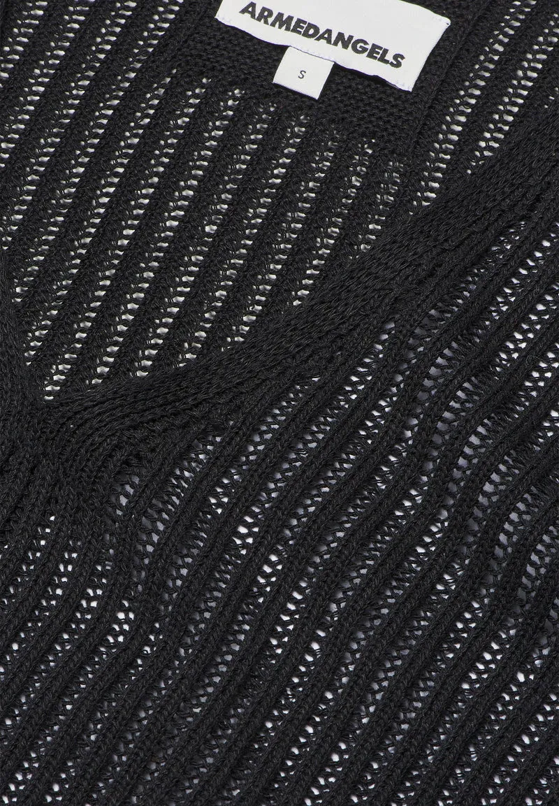 RANAA CROCHET LINO | black