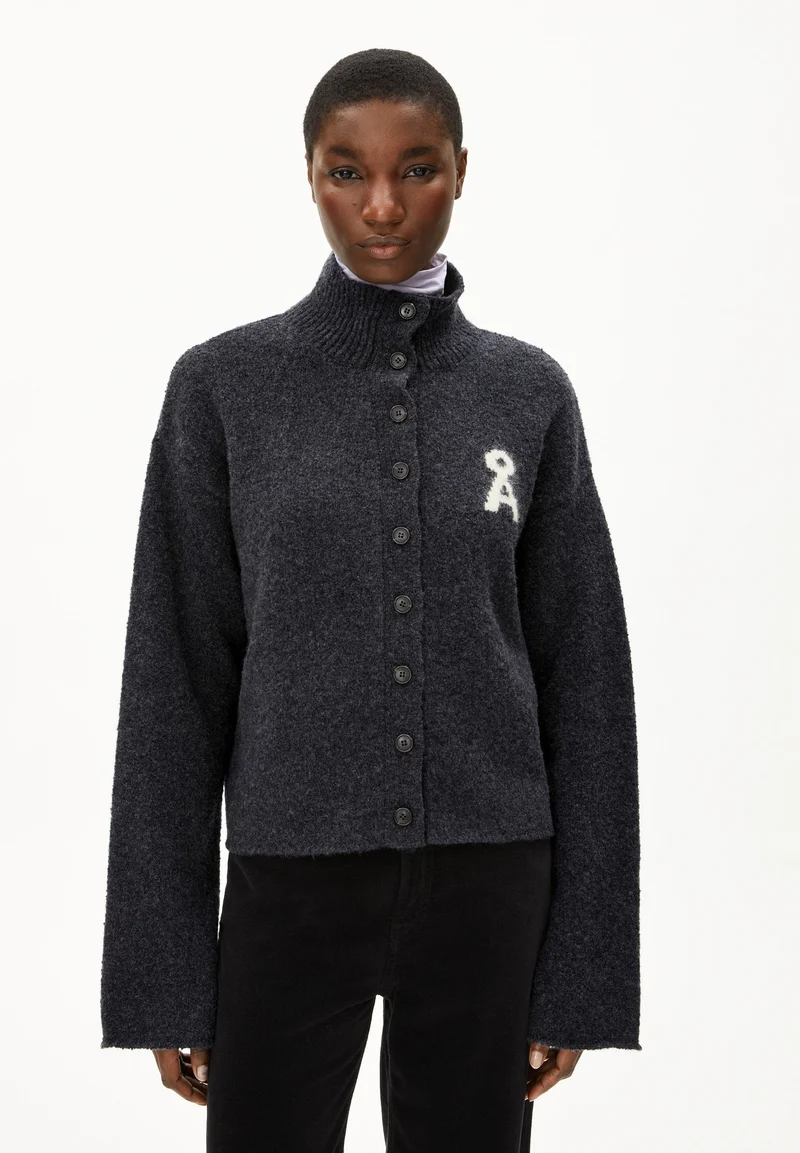 ICONIC Å RAMONAA BOUCLÉ | steel melange-oatmilk