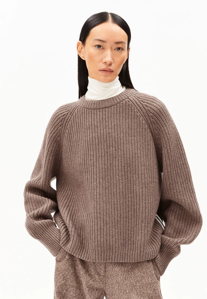 RIPP-STRICKPULLOVER | cinnamon dust melange