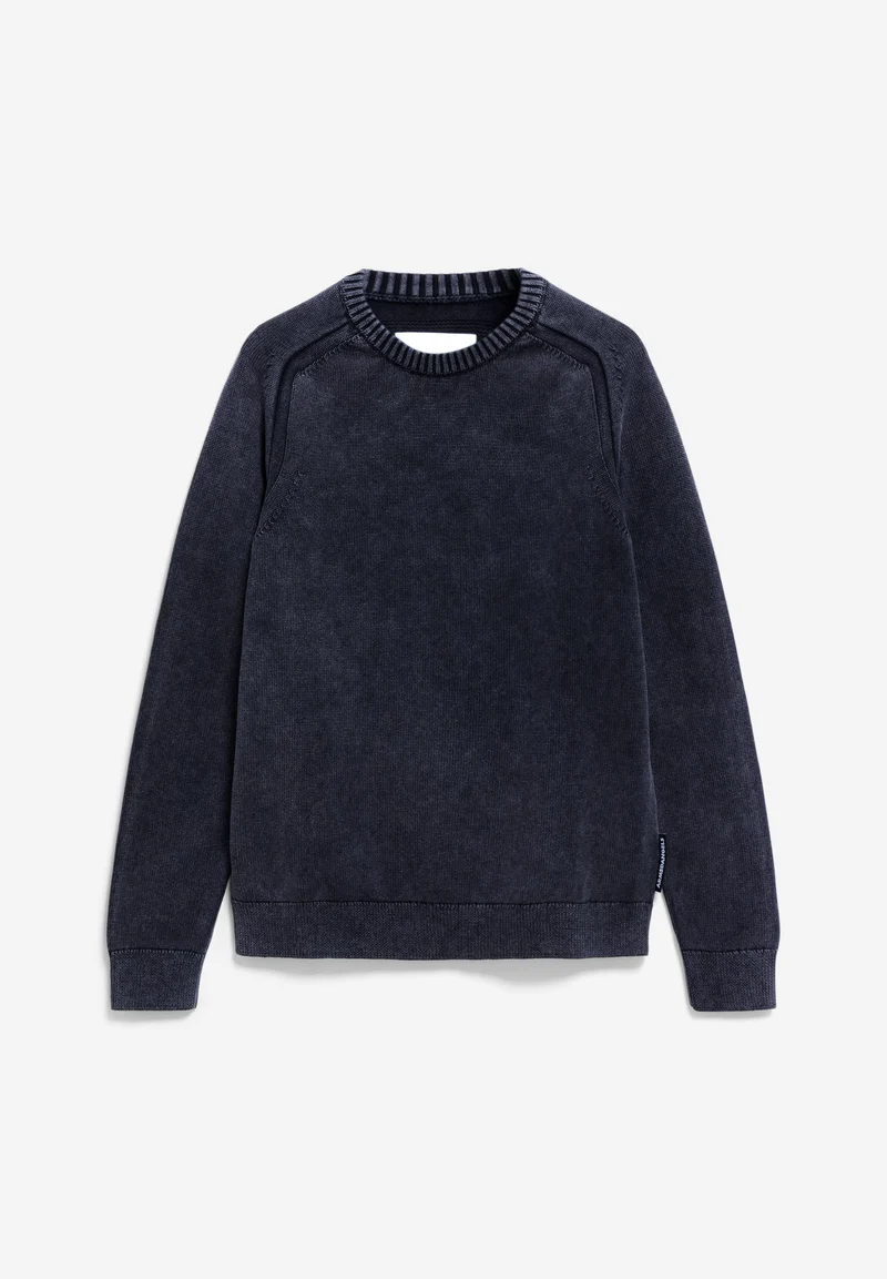 VAANJO GMT DYE STRICKPULLOVER | night sky