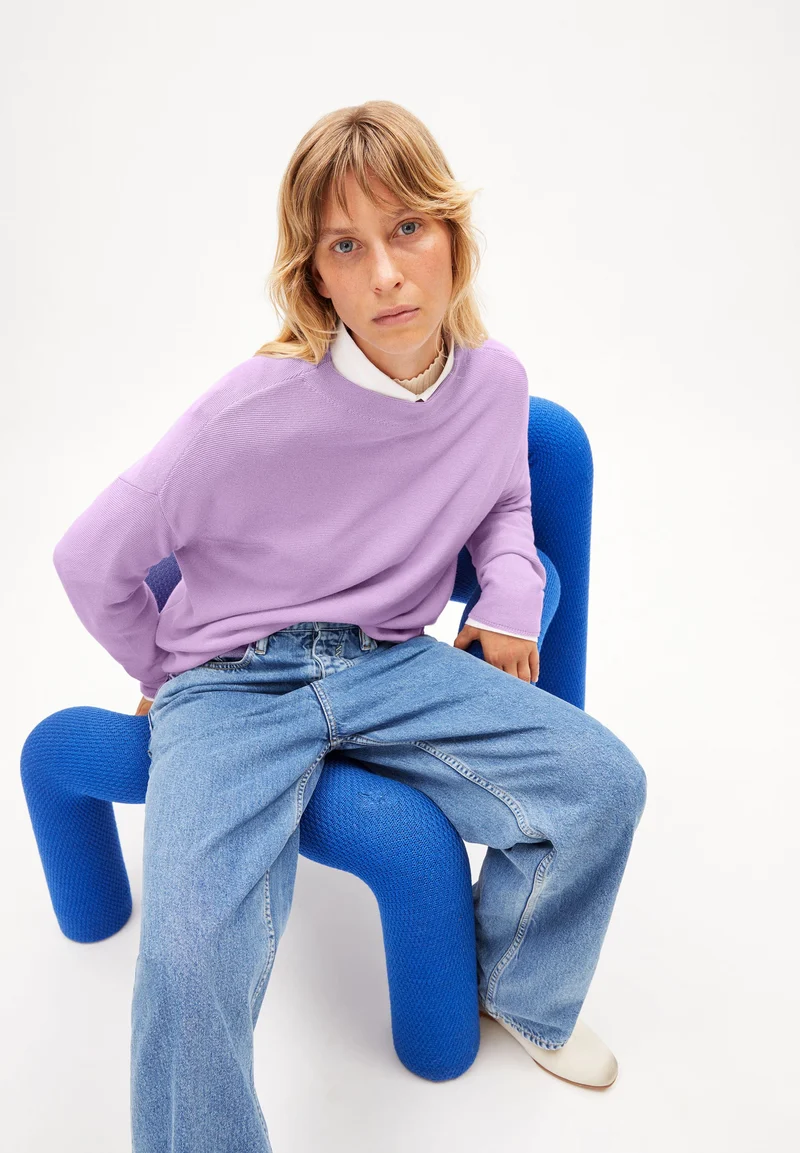 MERINAA STRICKPULLOVER | smart lilac